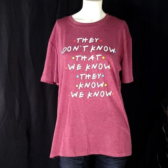 Friends Tee Shirt With Funny Quote - Picture 6 of 6